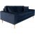 Lido 2,5-paikkainen sohva - Tummansinistä samettia