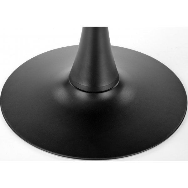 Ruokapöytä Ø90 cm - Pähkinäpuu/musta Ruokapöytä Ø90 cm - Pähkinäpuu/musta