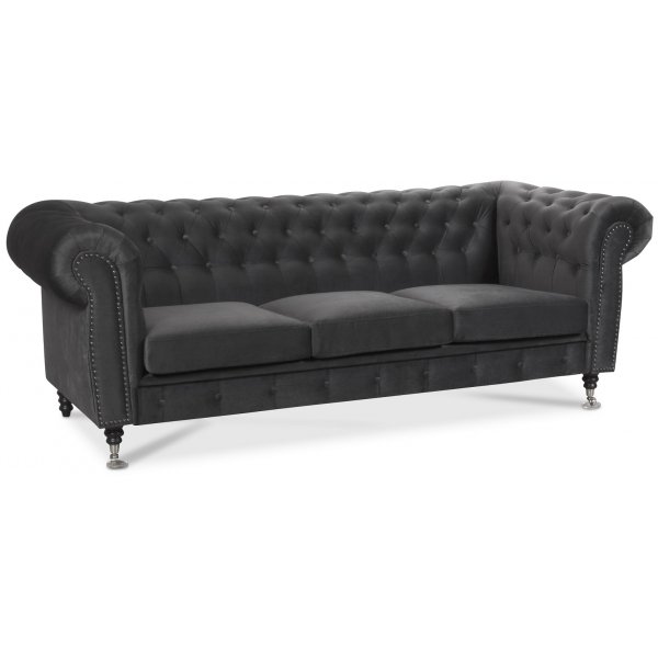 Kolmen istuttava Chesterfield Cambridge Deluxe -sohva - Valinnainen väri! Kolmen istuttava Chesterfield Cambridge Deluxe -sohva - Valinnainen väri!