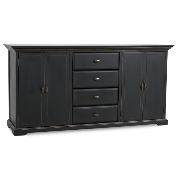 Paris-senkki - Musta + Huonekalujen jalat Paris-senkki - Musta + Huonekalujen jalat