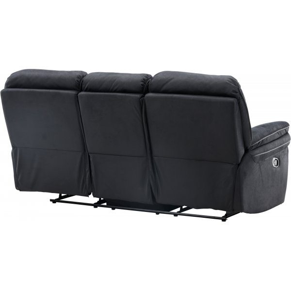 Saranda 3-istuttava leposohva - musta Saranda 3-istuttava leposohva - musta