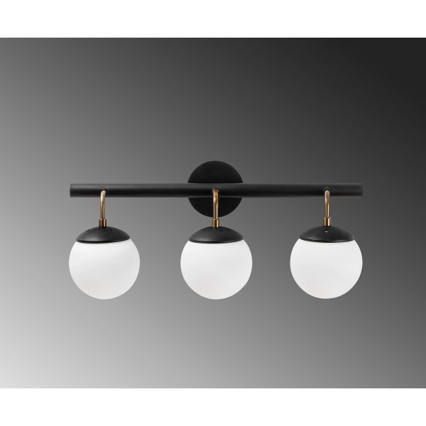 Gondola seinävalaisin 3031 - Musta/valkoinen Gondola seinävalaisin 3031 - Musta/valkoinen