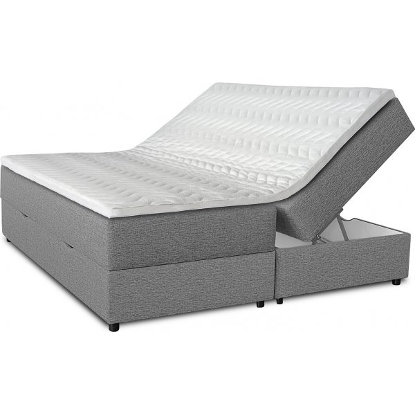 Comfort boxbed-snky 5-vyhykkeisell silytystaskulla (harmaa) - Valinnainen leveys
