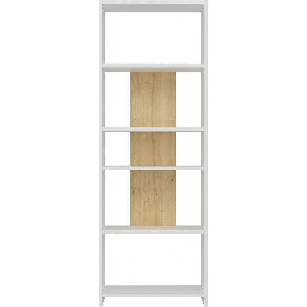 Dio kirjahylly - Valkoinen/tammi Dio kirjahylly - Valkoinen/tammi