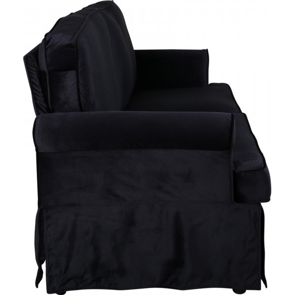 Kangas 2-istuttava sohva - musta Kangas 2-istuttava sohva - musta