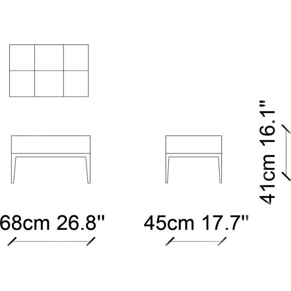 Design-pouf - Ecru Design-pouf - Ecru