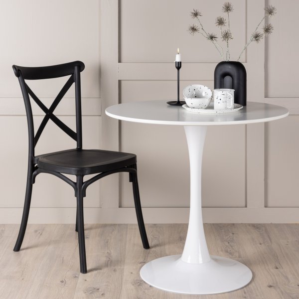 Ruokapyt 80 cm valkoinen