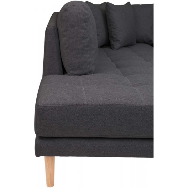 Lido U-sohva avop��ll� - Tummanharmaa