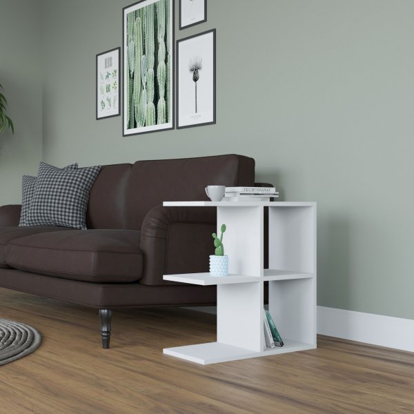 Hamlet-sivupöytä 59,6 x 29,6 cm - Valkoinen Hamlet-sivupöytä 59,6 x 29,6 cm - Valkoinen