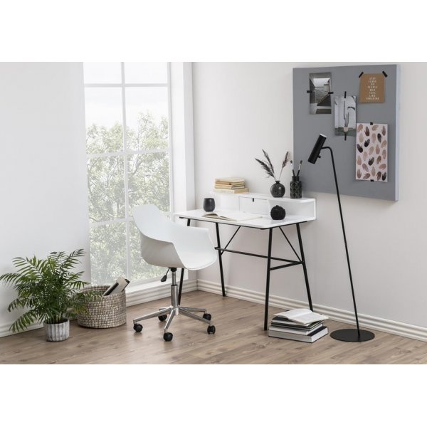 Pascal-pyt 100x55 cm - Valkoinen/musta