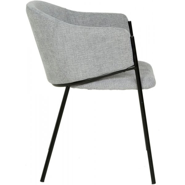 Stacey-nojatuoli harmaata kangasta Stacey-nojatuoli harmaata kangasta