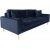 Lido 3-istuttava sohva - Tummansinistä samettia