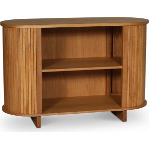 Nova matala kirjahylly öljyttyä tammea 120x80 cm + Huonekalujen jalat Nova matala kirjahylly öljyttyä tammea 120x80 cm + Huonekalujen jalat