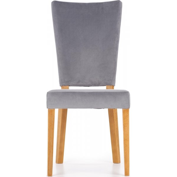 Tuoli Kiki - harmaa ja puu Tuoli Kiki - harmaa ja puu