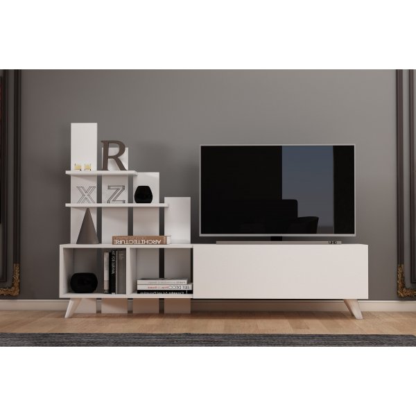 Maci mediapenkki Valkoinen Maci mediapenkki Valkoinen