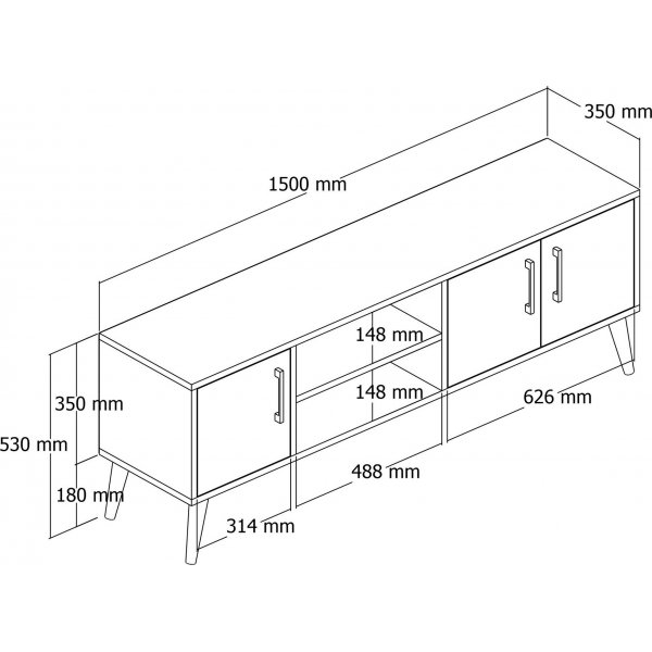 Tamminen TV-taso 150 cm