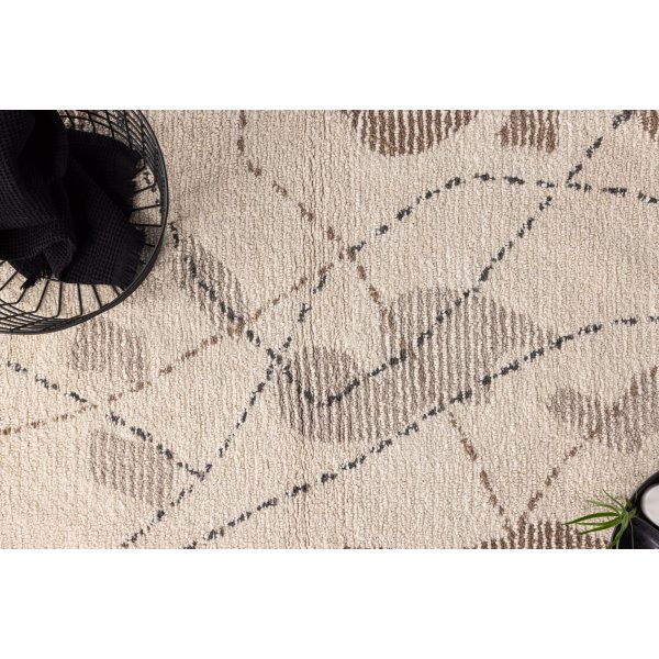 Paul-matto 60x90 cm - Ruskea/harmaa Paul-matto 60x90 cm - Ruskea/harmaa