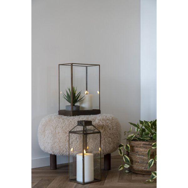 Manali kynttillyhty - Antiikki messinki