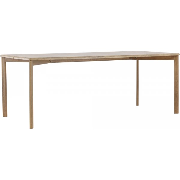 Damon ruokapyt 200 x 90 cm - Whitewash