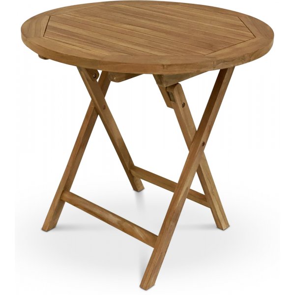 Grunnebo taitettava pyre ruokapyt 80 cm - teak