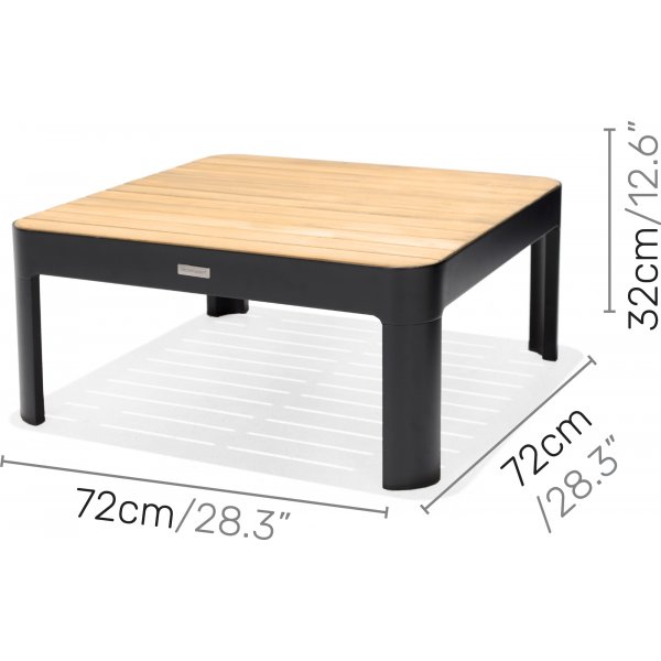 Portals lounge ryhmä 2 - musta/tiikki Portals lounge ryhmä 2 - musta/tiikki