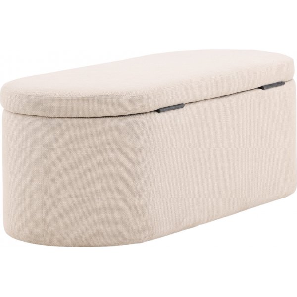 Potenza pouf - luonnonvalkoinen Potenza pouf - luonnonvalkoinen