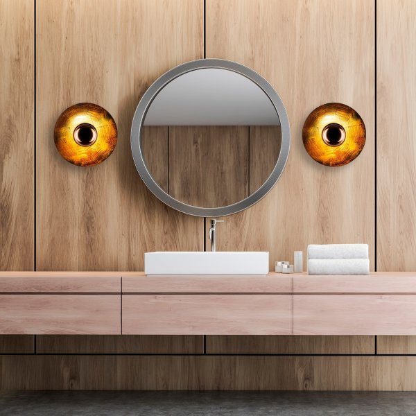 Kurt seinävalaisin Ø28 cm - Kupari Kurt seinävalaisin Ø28 cm - Kupari