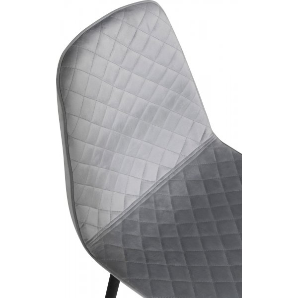 Bridge Diamond ruokapöydän tuoli - Harmaa sametti Bridge Diamond ruokapöydän tuoli - Harmaa sametti