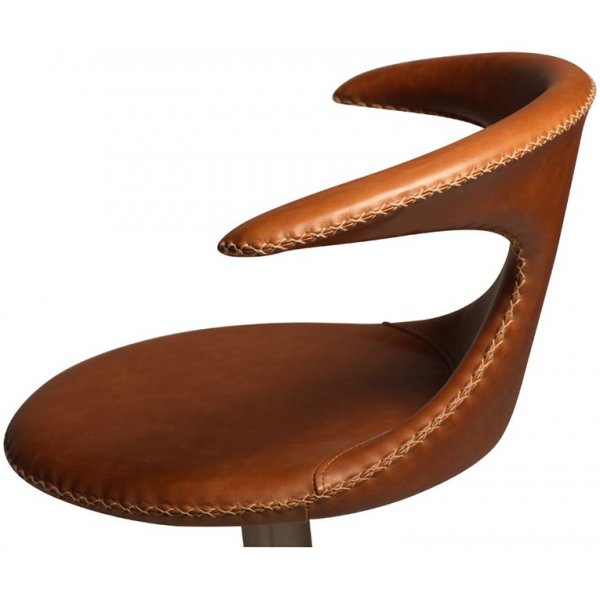 Flair baarijakkara trumpettijalalla 76-100 cm - Ruskea nahka Flair baarijakkara trumpettijalalla 76-100 cm - Ruskea nahka