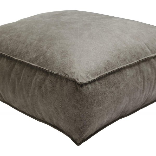 Lycke-pouf 50 x 50 x 15 cm - Tummanruskea Lycke-pouf 50 x 50 x 15 cm - Tummanruskea