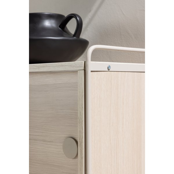 Paris-seinäkaappi 48 x 122 cm - Beige/Whitewash Paris-seinäkaappi 48 x 122 cm - Beige/Whitewash