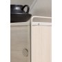 Paris-seinkaappi 48 x 122 cm - Beige/Whitewash