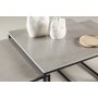 Solna sohvapyt 80/38 x 80/73 cm - Harmaa/musta