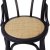 Edge 3.0 ruokailuryhm 140x90 cm sis. 4 sarjaa mustia taivutettuja tuoleja - Musta korkeapainelaminaatti (HPL)