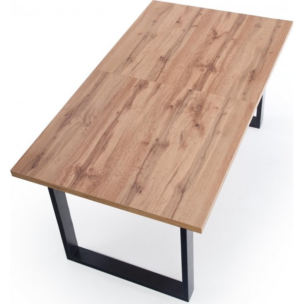 Kasady ruokapöytä 135-185 cm - Wotan tammi/musta Kasady ruokapöytä 135-185 cm - Wotan tammi/musta