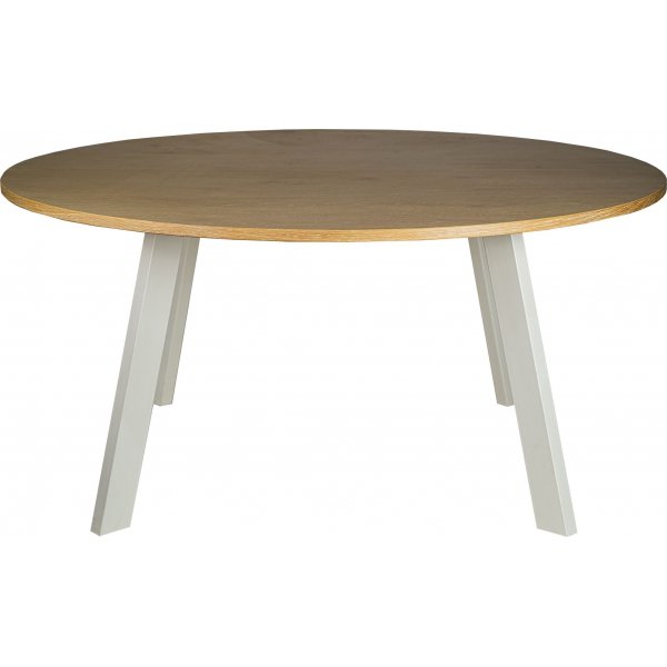 Freddy iso pyre ruokapyt 8 hengelle valkoiset jalat - 155 cm