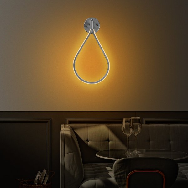 Damian seinävalaisin - Kromi Damian seinävalaisin - Kromi