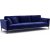 Jade 4-istuttava sohva - sininen