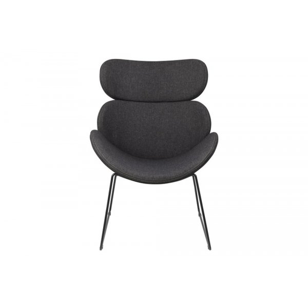 Casar nojatuoli - harmaa/musta + Huonekalujen tekstiilien hoito Casar nojatuoli - harmaa/musta + Huonekalujen tekstiilien hoito