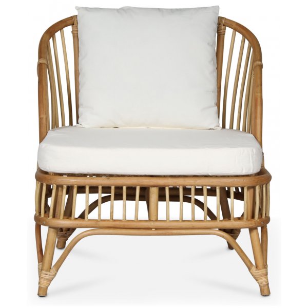 Baboo-nojatuoli tyynyllä - Rottinki luonto Baboo-nojatuoli tyynyllä - Rottinki luonto