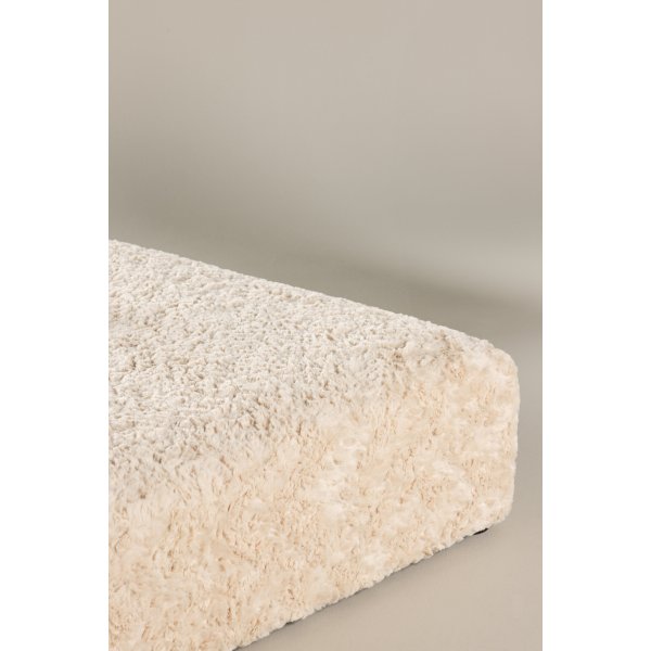 Frankie-pouf 100 x 100 cm - Beige nalle