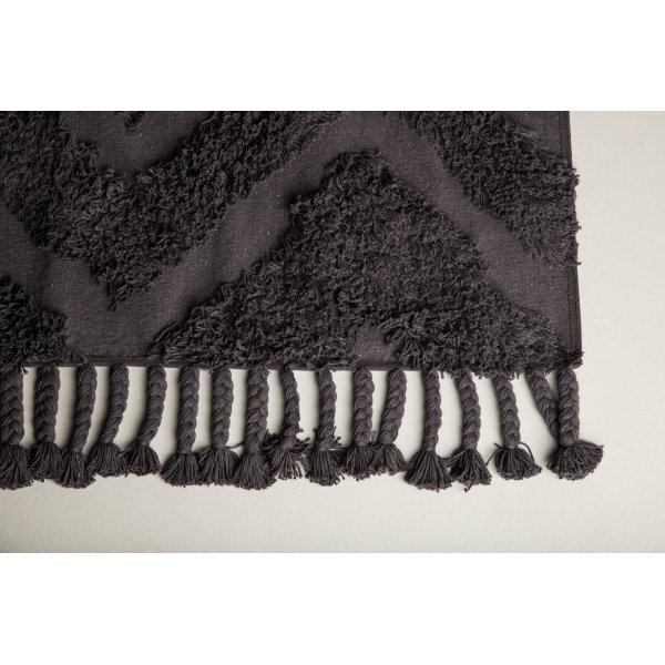 Kleva puuvillamatto - tummanharmaa Kleva puuvillamatto - tummanharmaa