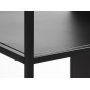 Billy musta metallikirjahylly - 180x80 cm
