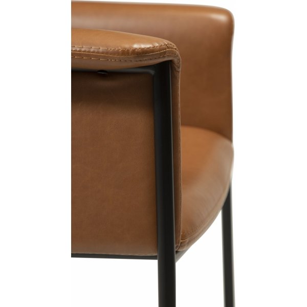 Vale nojatuoli - ruskea PU Vale nojatuoli - ruskea PU