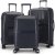 Oslon musta matkalaukku koodilukkosarjalla 3 ksilaukkua