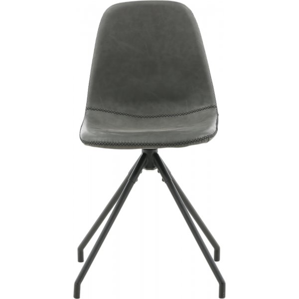 Kntyv Bridge-ruokailutuoli - musta PU