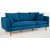 Sofia 3-istuttava sohva - sininen