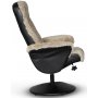 Times-nojatuoli rahialla (Recliner) - beige lampaannahka