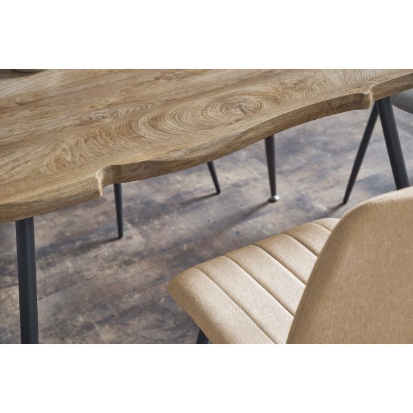 Farside ruokapöytä 120 cm - tammi/musta Farside ruokapöytä 120 cm - tammi/musta