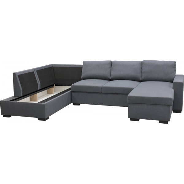 Solna U-sohva 304 cm - Vasen + Huonekalujen tahranpoistoaine